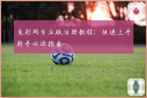 竞彩网专业版注册教程：快速上手新手必读指南